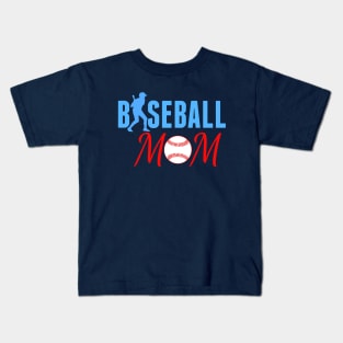 Baseball Mom Kids T-Shirt